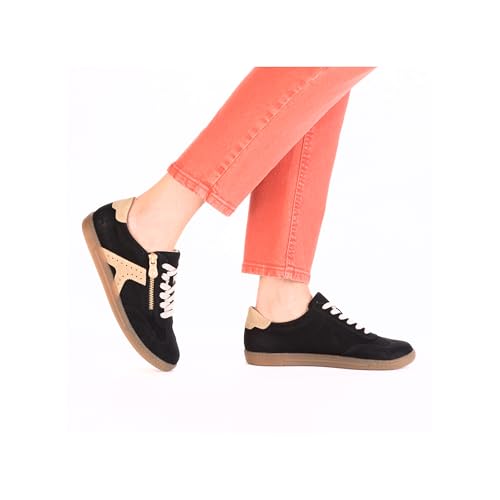 Rieker Damen L9700 Sneaker Low, Schwarz, 41 EU