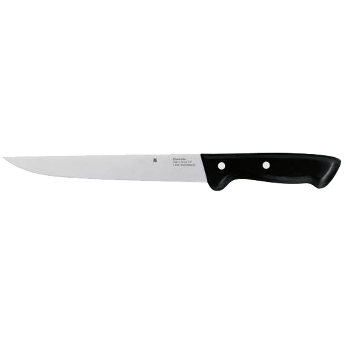 WMF Classic Line Messerblock mit Messerset 6-teilig, bestückt, 5 Messer, Birkenholz-Block, Spezialklingenstahl, natur, schwarz, silber