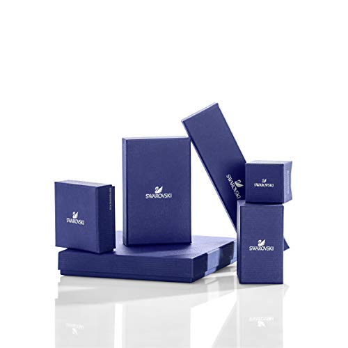 Swarovski Dextera Kreolen, Pavé, Klein, Weiß, Rhodiniert