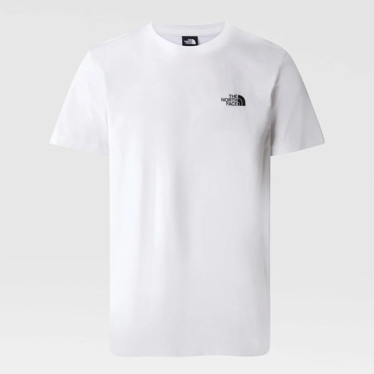 THE NORTH FACE NF0A87NGFN4 M S/S Simple Dome Tee T-Shirt Herren TNF White Größe L