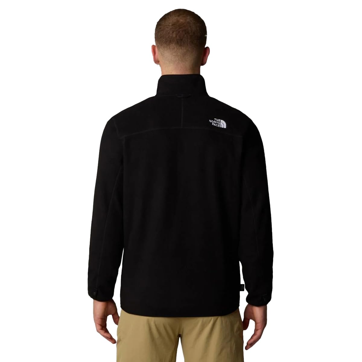 The North Face Herren 100 Glacier Full Zip Fleecejacke, Tnf Black/Npf, S