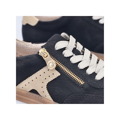 Rieker Damen L9700 Sneaker Low, Schwarz, 41 EU