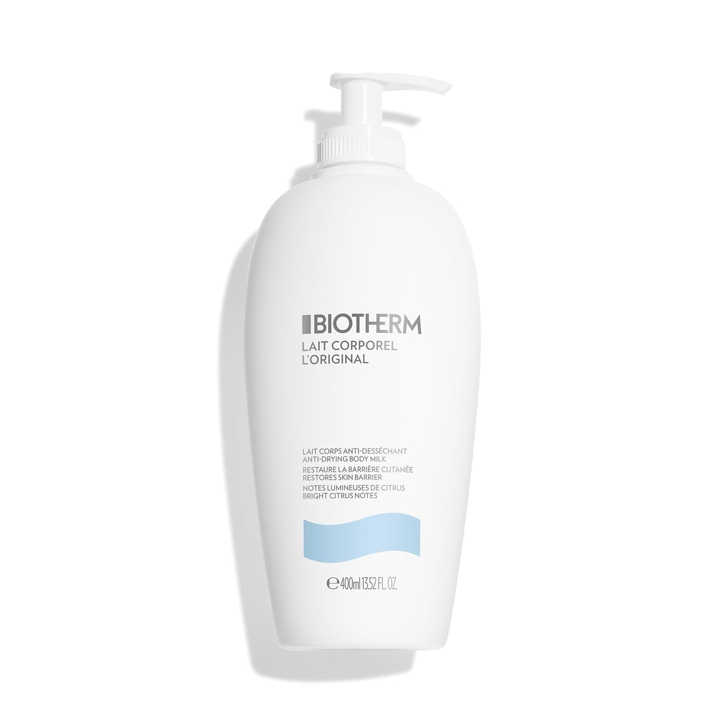 Biotherm Pflege-Duo mit Lait Corporel L'Original Körperlotion 400 ml & Aquasource Hyalu Plump Gel 50 ml, Feuchtigkeitspflege mit Life Plankton & Hyaluronsäure für strahlende, geschmeidige Haut