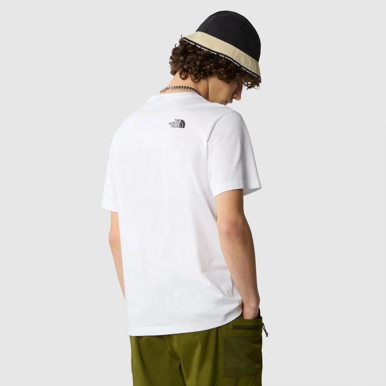 THE NORTH FACE NF0A87NGFN4 M S/S Simple Dome Tee T-Shirt Herren TNF White Größe L