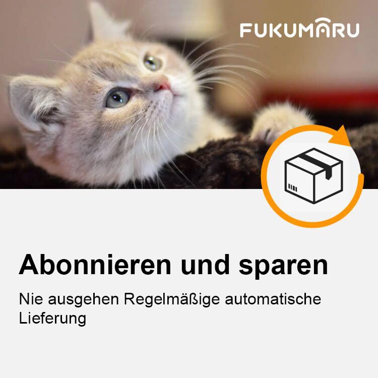 FUKUMARU Tofu Katzenstreu 10.8kg, schnell klumpendes Katzenstreu mit super saugfähigem Material, sofort absorbierend, staubfreies, geringe Spurenbildung, spült in der Toilette,Geruchskontrolle