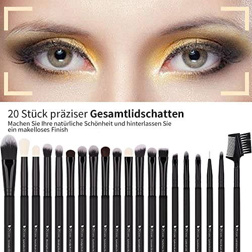 DUcare Pinselset Makeup 27 Stücke Professional Make up Matte Premium Hair Kabuki Foundation Pinsel Blending Lidschatten Schminkpinsel set