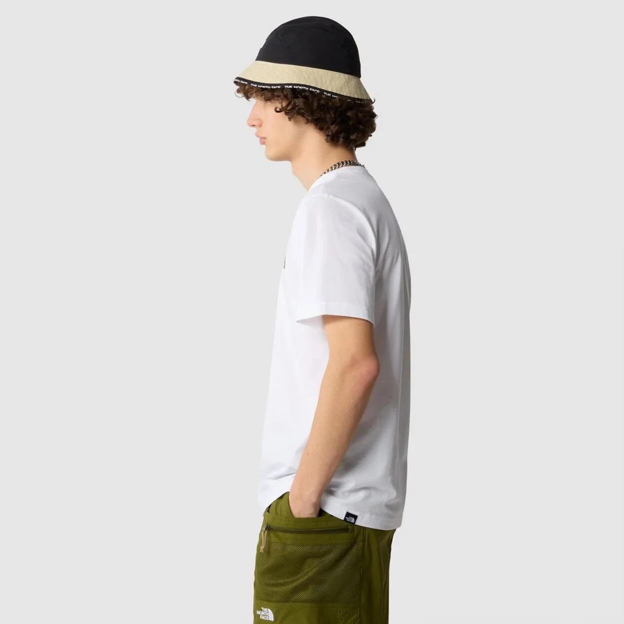 THE NORTH FACE NF0A87NGFN4 M S/S Simple Dome Tee T-Shirt Herren TNF White Größe L