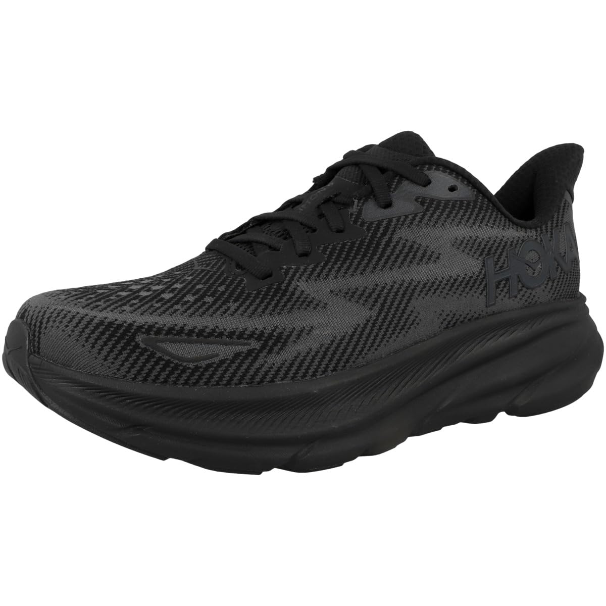 HOKA ONE ONE 1127895-BBLC Clifton 9 Herren Black/Black EU 44