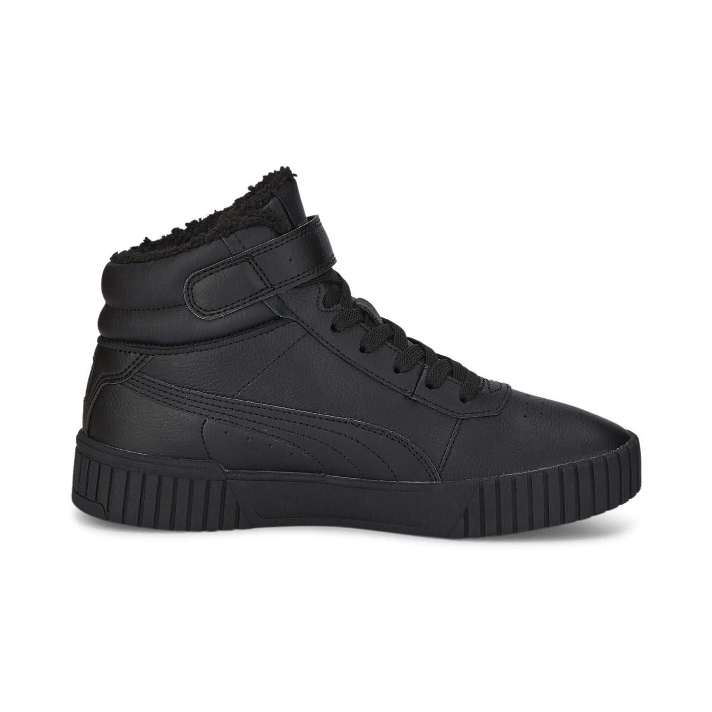 PUMA Unisex Kinder Carina 2.0 Mid Wtr Sneaker, Puma Black Puma Black Dark Shadow, 39 EU
