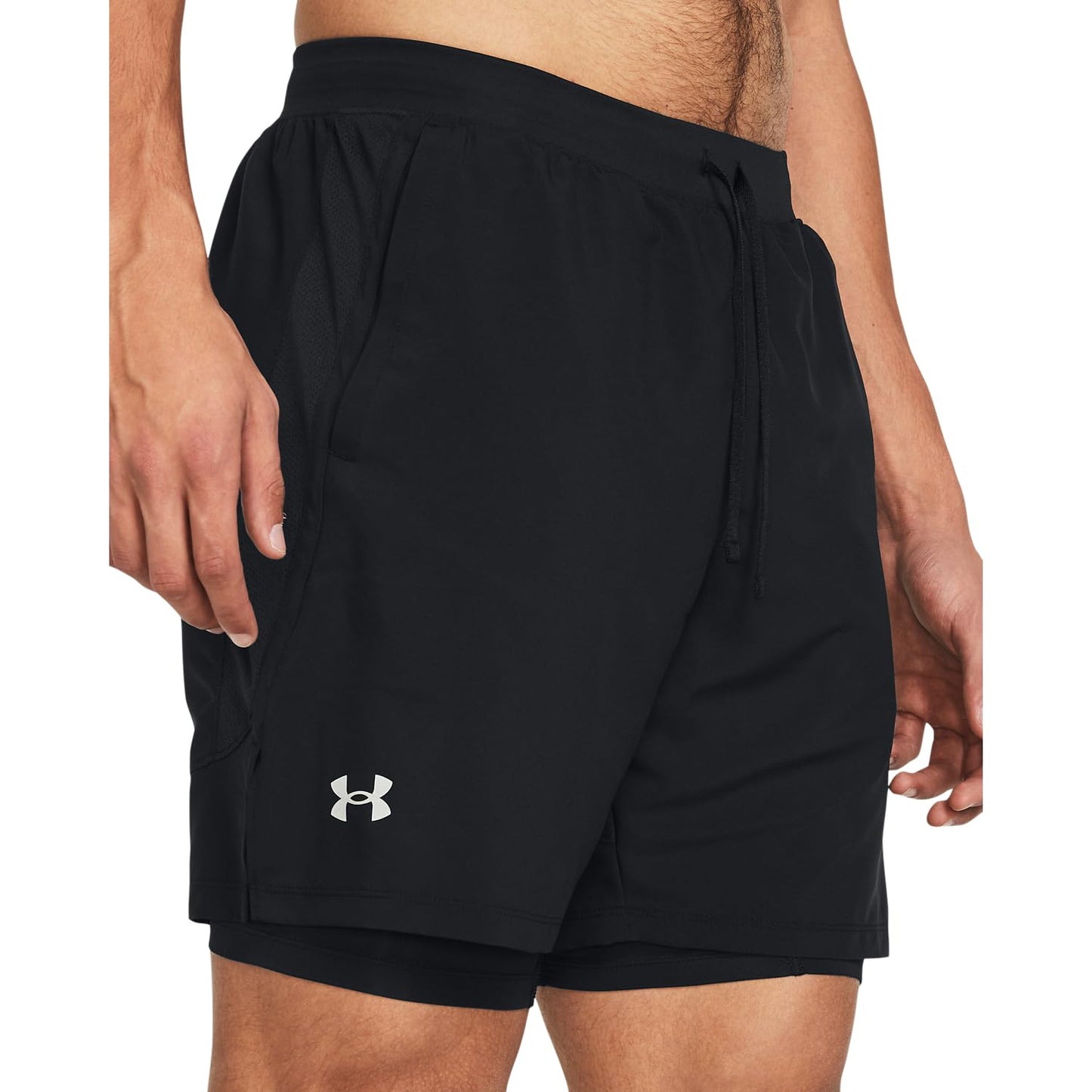Under Armour Herren Ua Woven Wdmk Shorts, Schwarz, 2XL