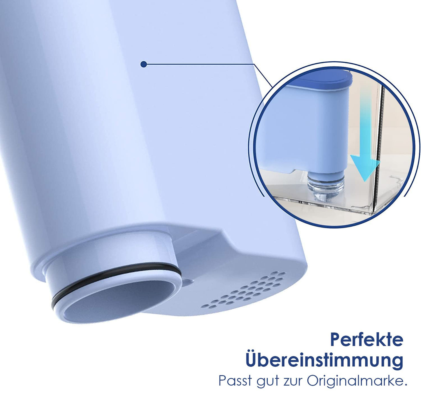 Waterdrop Ersatzwasserfilter für Philips® AquaClean® CA6903/10 CA6903/22, Kompatibel mit Saeco® und Philips® Kaffeevollautomaten, TÜV SÜD Zertifiziert, Reduzieren PFAS, PFOA/PFOS (6)