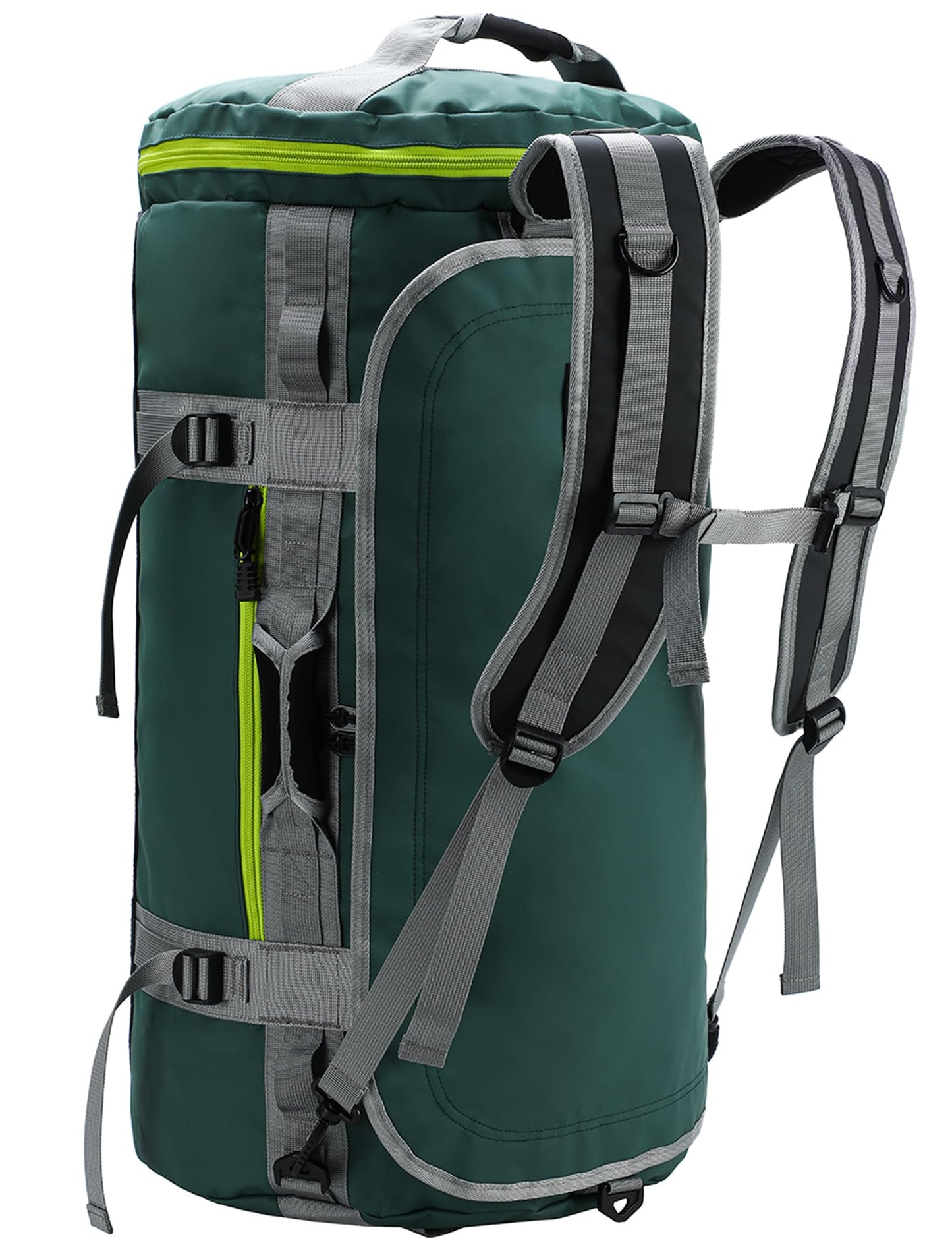MIER Große Sporttasche wasserdicht Sportrucksack mit Schuhfach umwandelbar in Rucksack, 45L/60L/90L