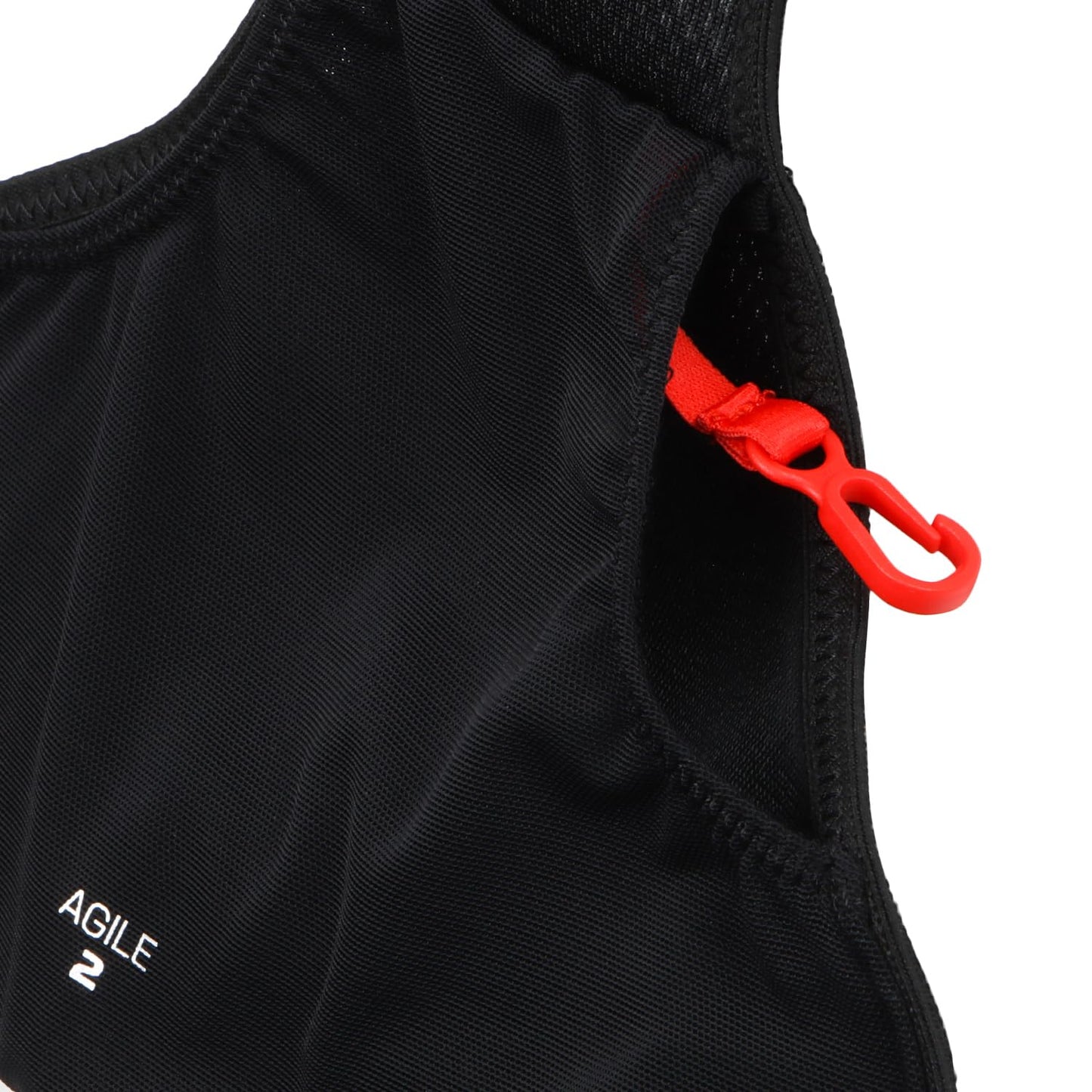 Salomon Agile 2 Unisex Hydrationsweste Trail running Wandern MTB, Platz für das Wichtigste, Reflektierende Details, Bewegungskomfort, Schwarz