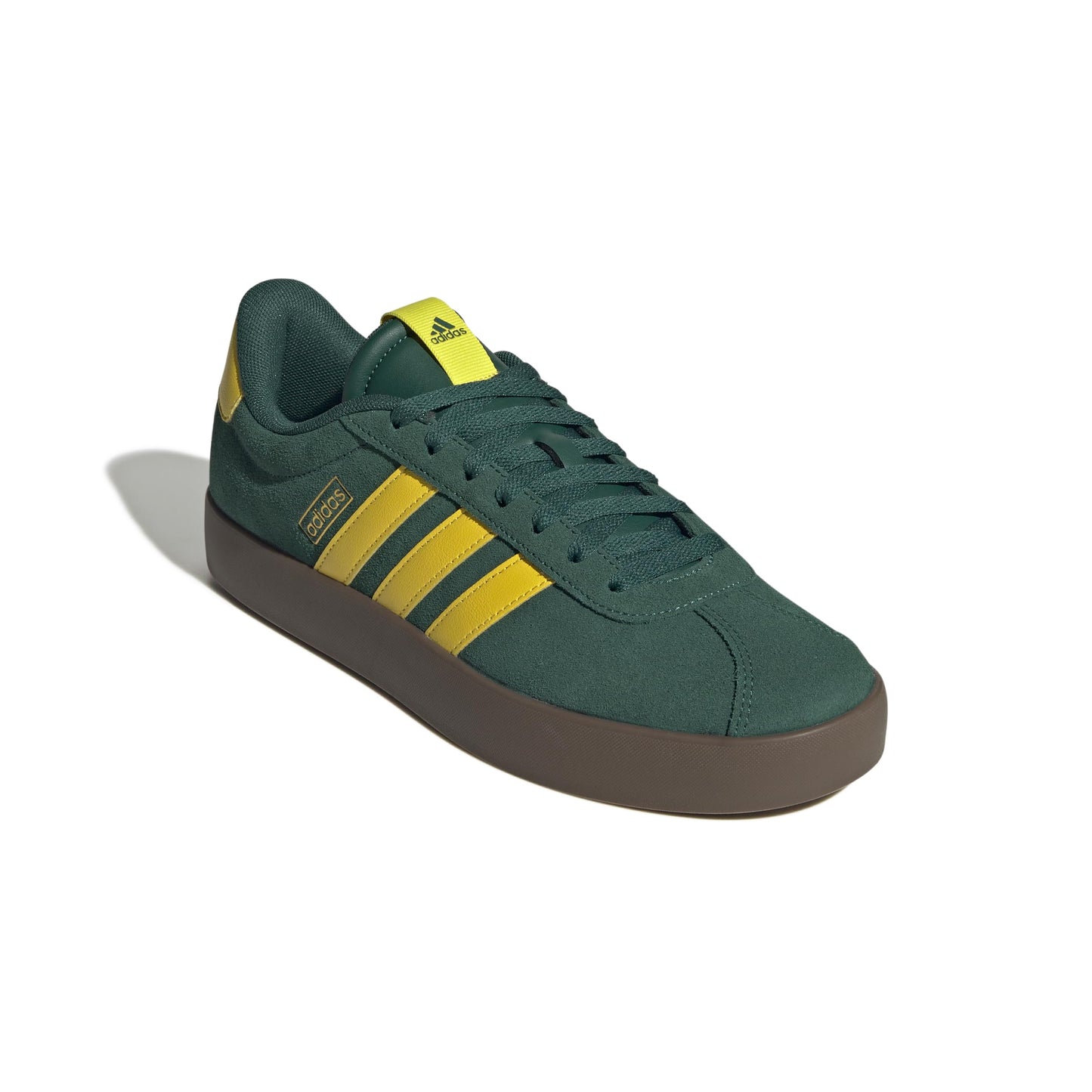 adidas Vl Court 3.0 Shoes Herren Schuhe, Collegiate Green Yellow Gold Metallic, 44 2/3 EU