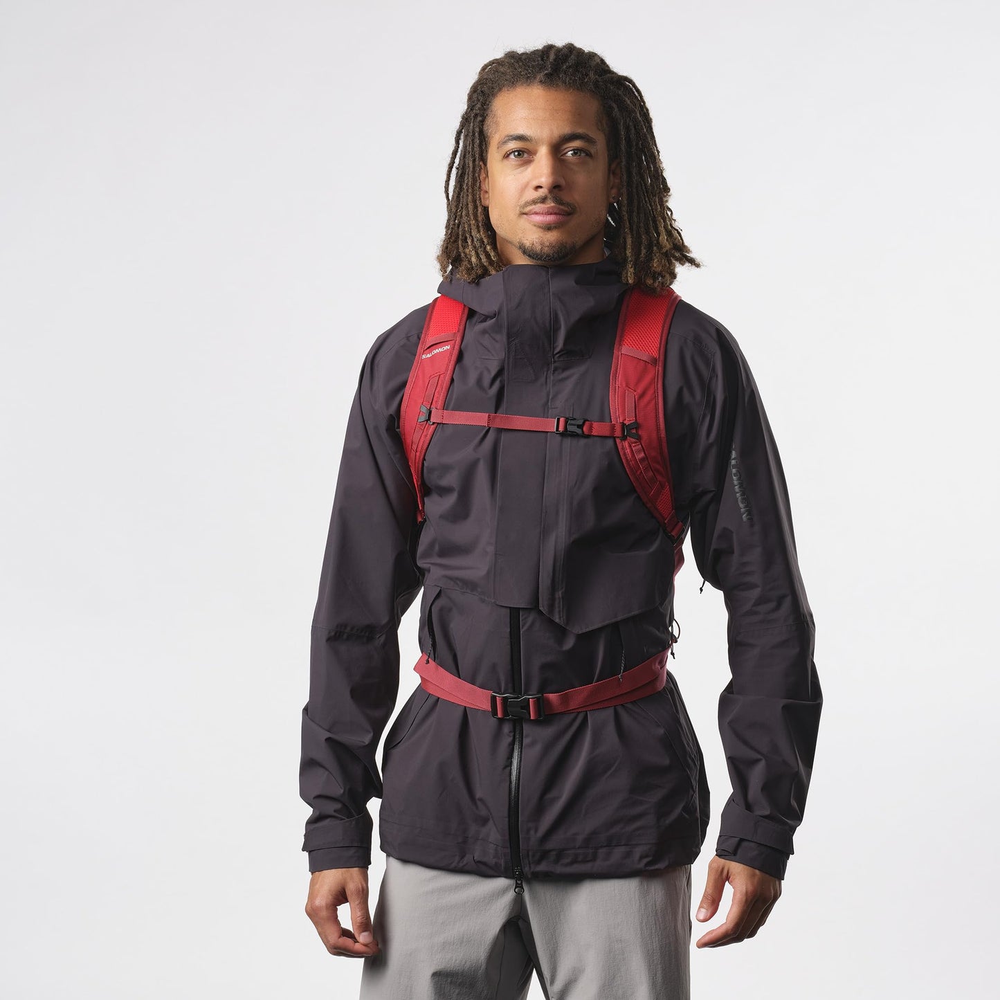 Salomon Trailblazer 10 Unisex-Wanderrucksack, Vielseitig, Einfach zu benutzen, Bequem und leicht, Rot