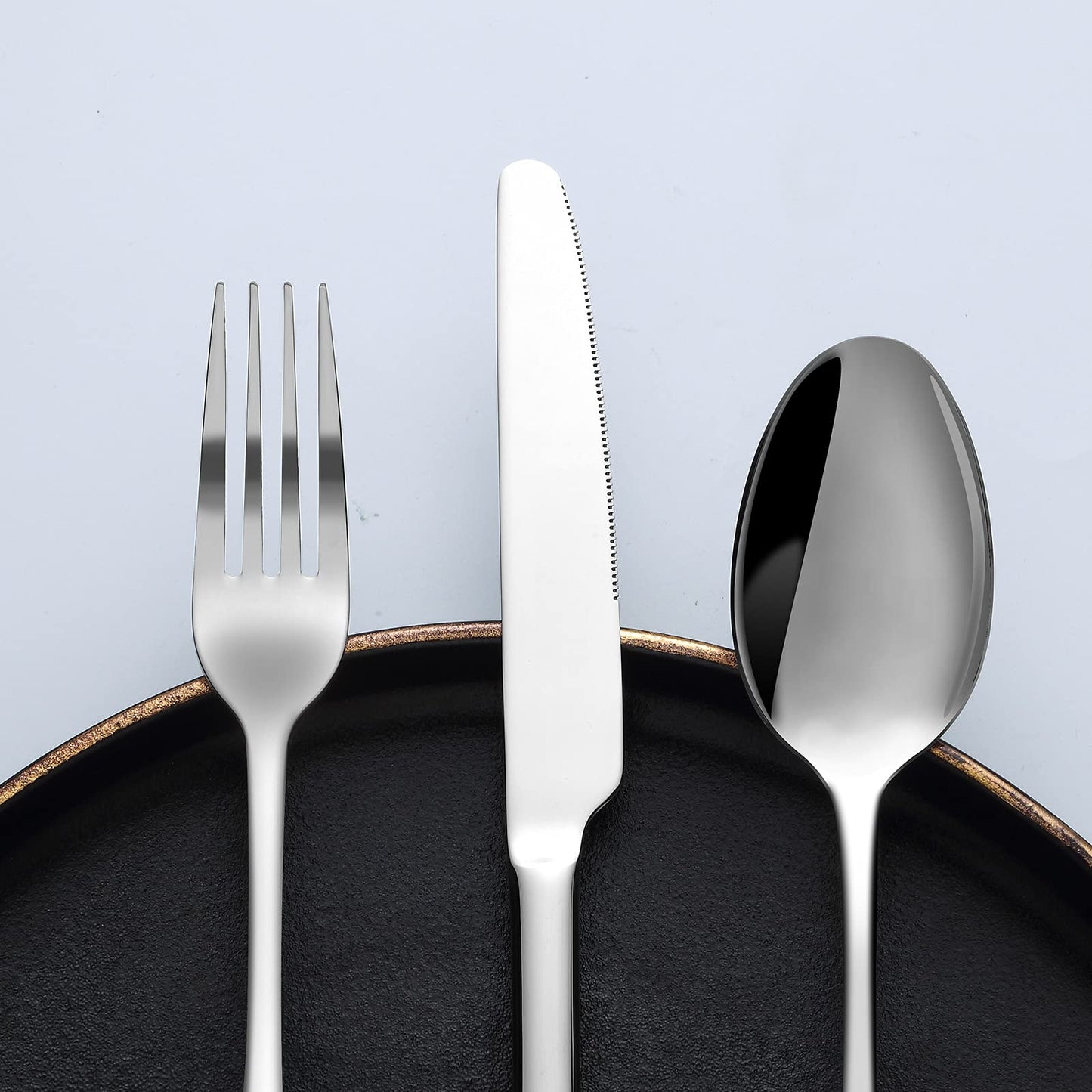 Bestdin Besteck Set 6 Personen, 30 teilig Edelstahl Besteckset, Essbesteck Set mit Messer Gabel Löffel, Hochwertiges Edelstahlbesteck, Spülmaschinenfest.