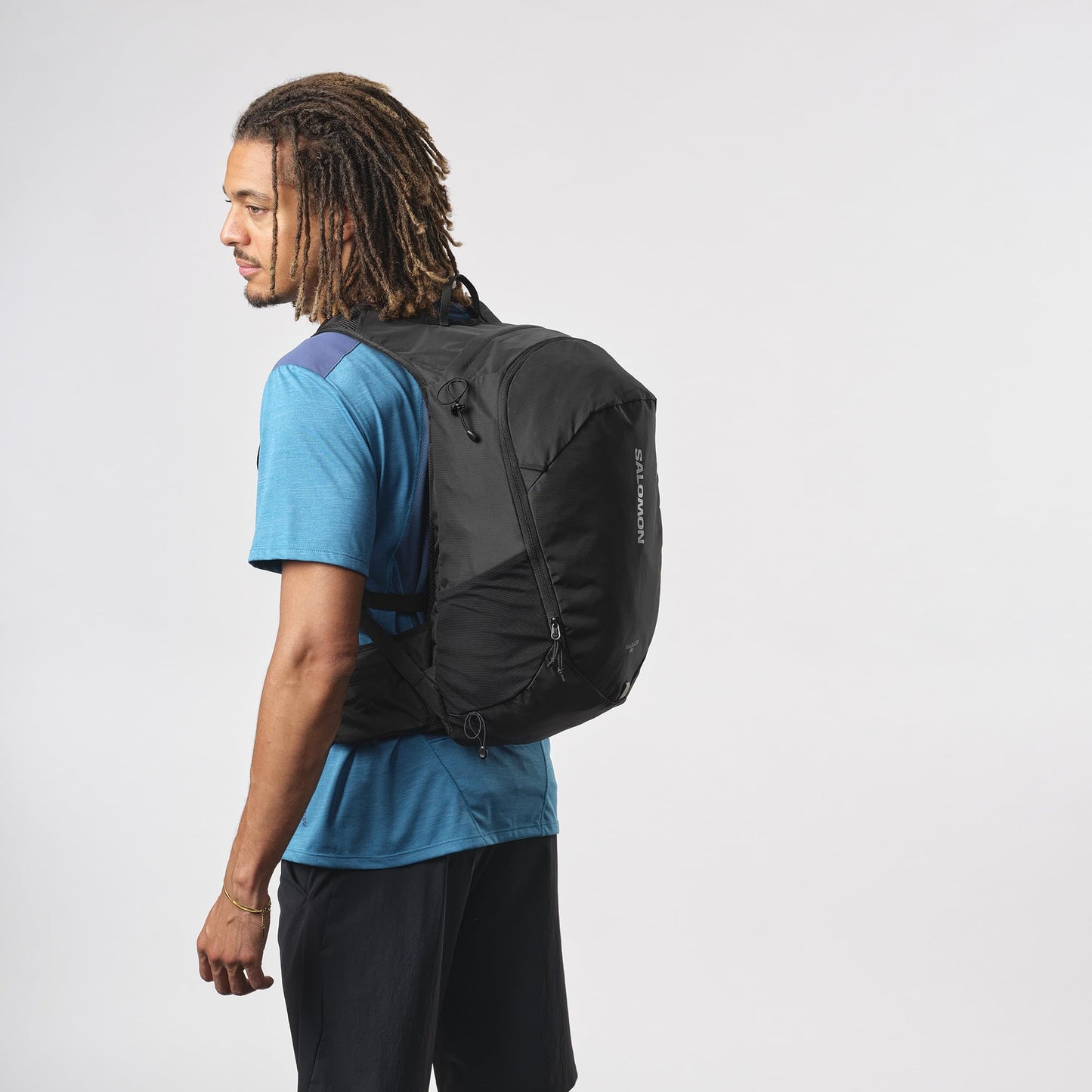 Salomon Trailblazer 20 Unisex-Wanderrucksack, Vielseitig, Einfach zu benutzen, Bequem und leicht, Schwarz