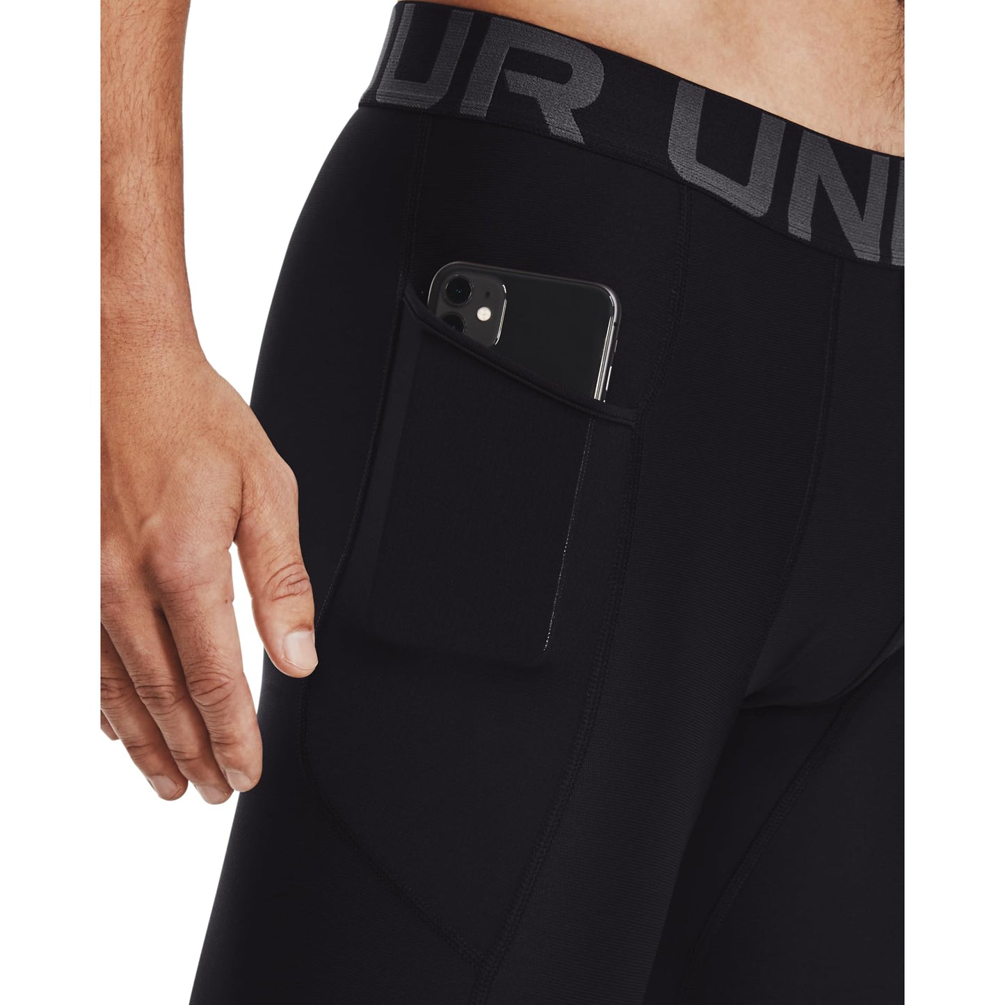 Under Armour Herren UA HG Armour Leggings, lange Sportleggings; atmungsaktive enganliegende Laufhose
