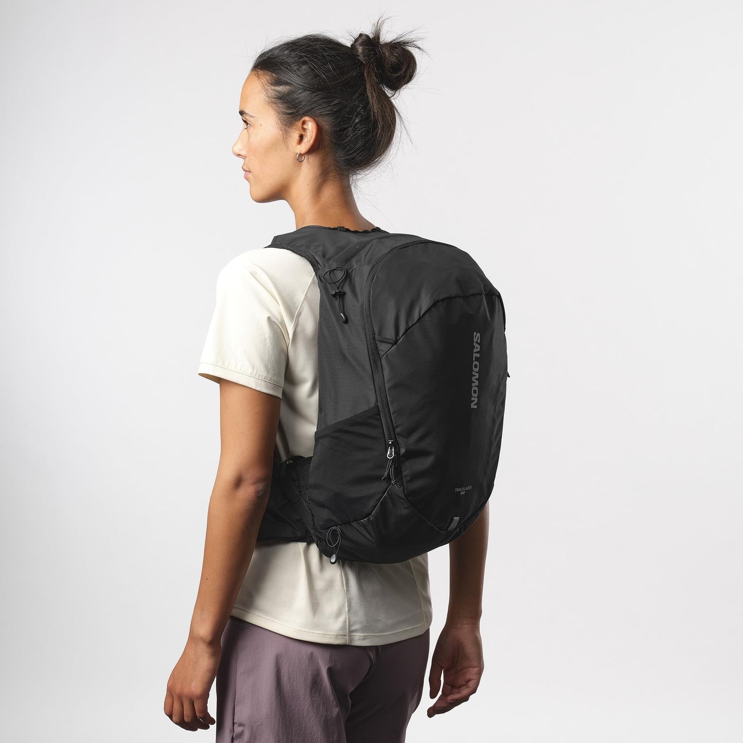 Salomon Trailblazer 20 Unisex-Wanderrucksack, Vielseitig, Einfach zu benutzen, Bequem und leicht, Schwarz