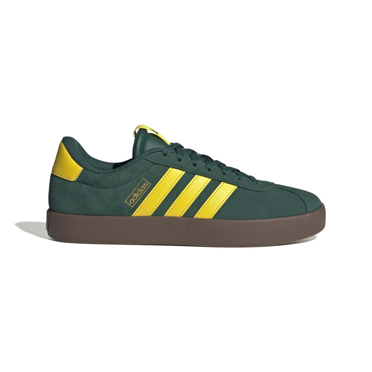 adidas Vl Court 3.0 Shoes Herren Schuhe, Collegiate Green Yellow Gold Metallic, 44 2/3 EU