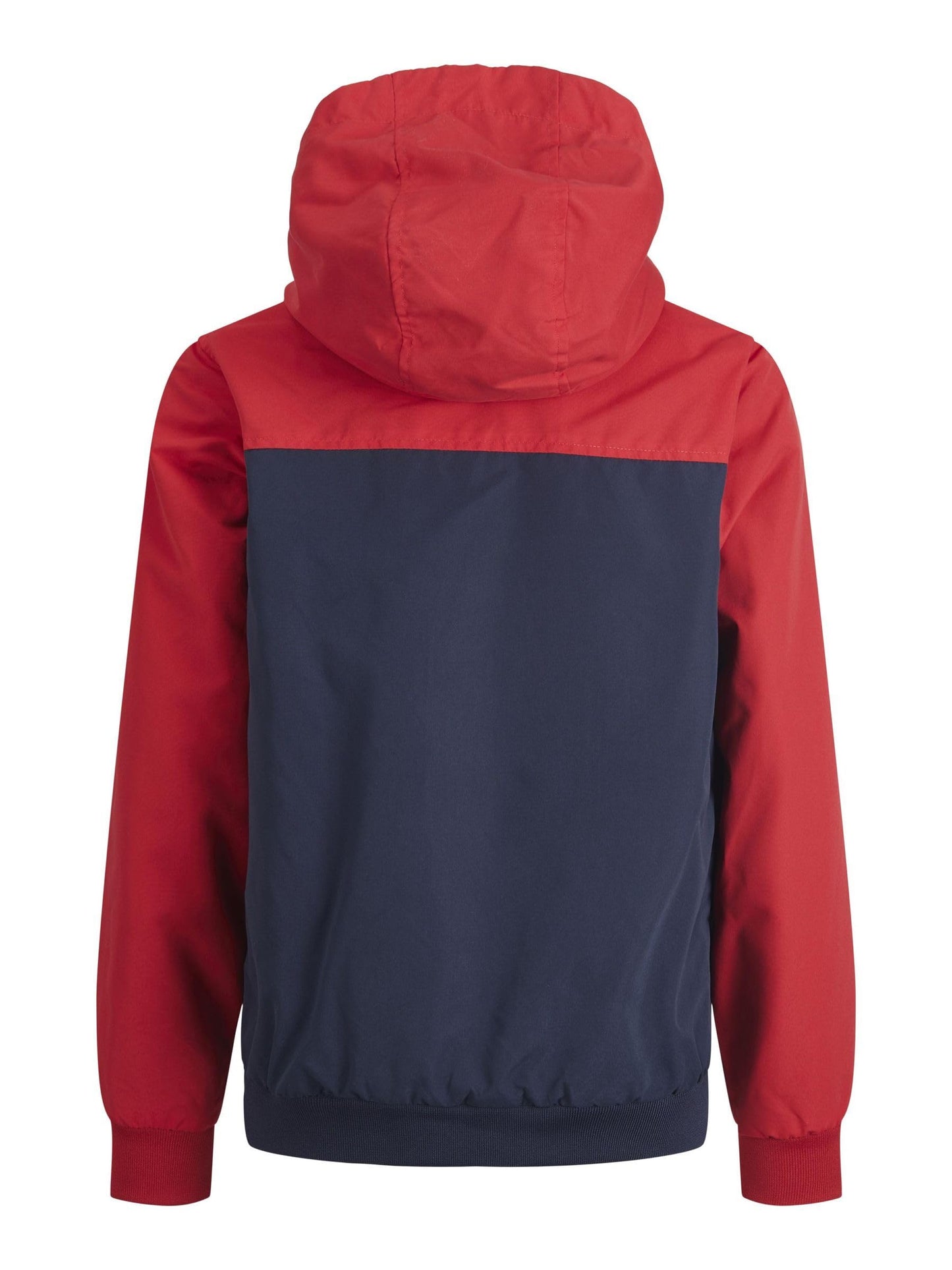 JACK & JONES JUNIOR Jungen JJERUSH Blocking Hood Bomber NOOS JNR Jacke, True Red/Detail:Blocking,152