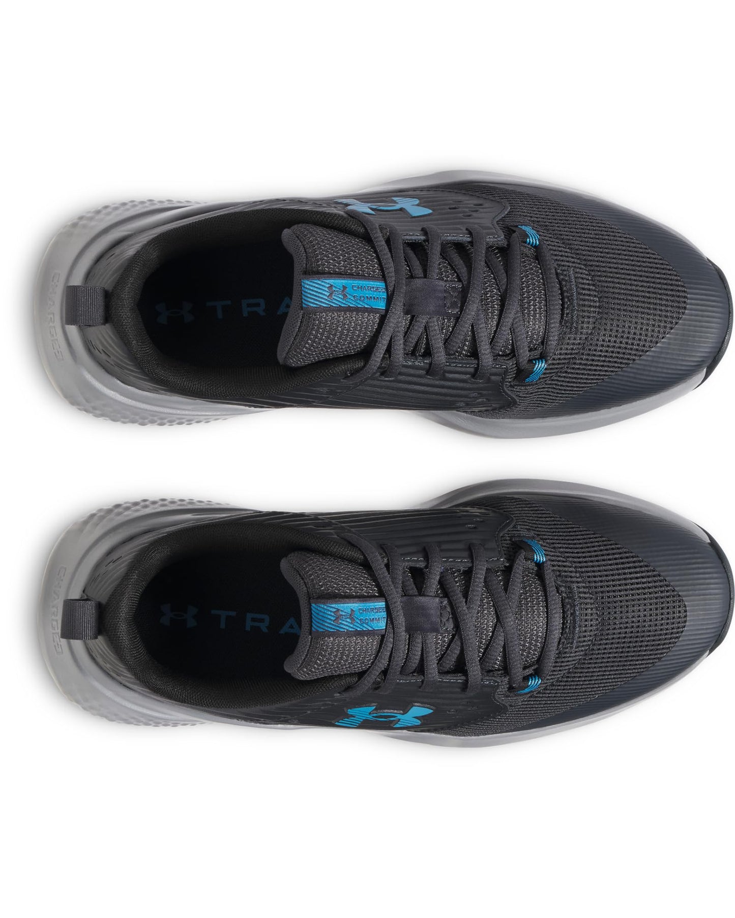 Under Armour Herren UA Charged Commit TR 4 Trainingschuhe, Anthracite/Steel/Ether Blue, 41 EU
