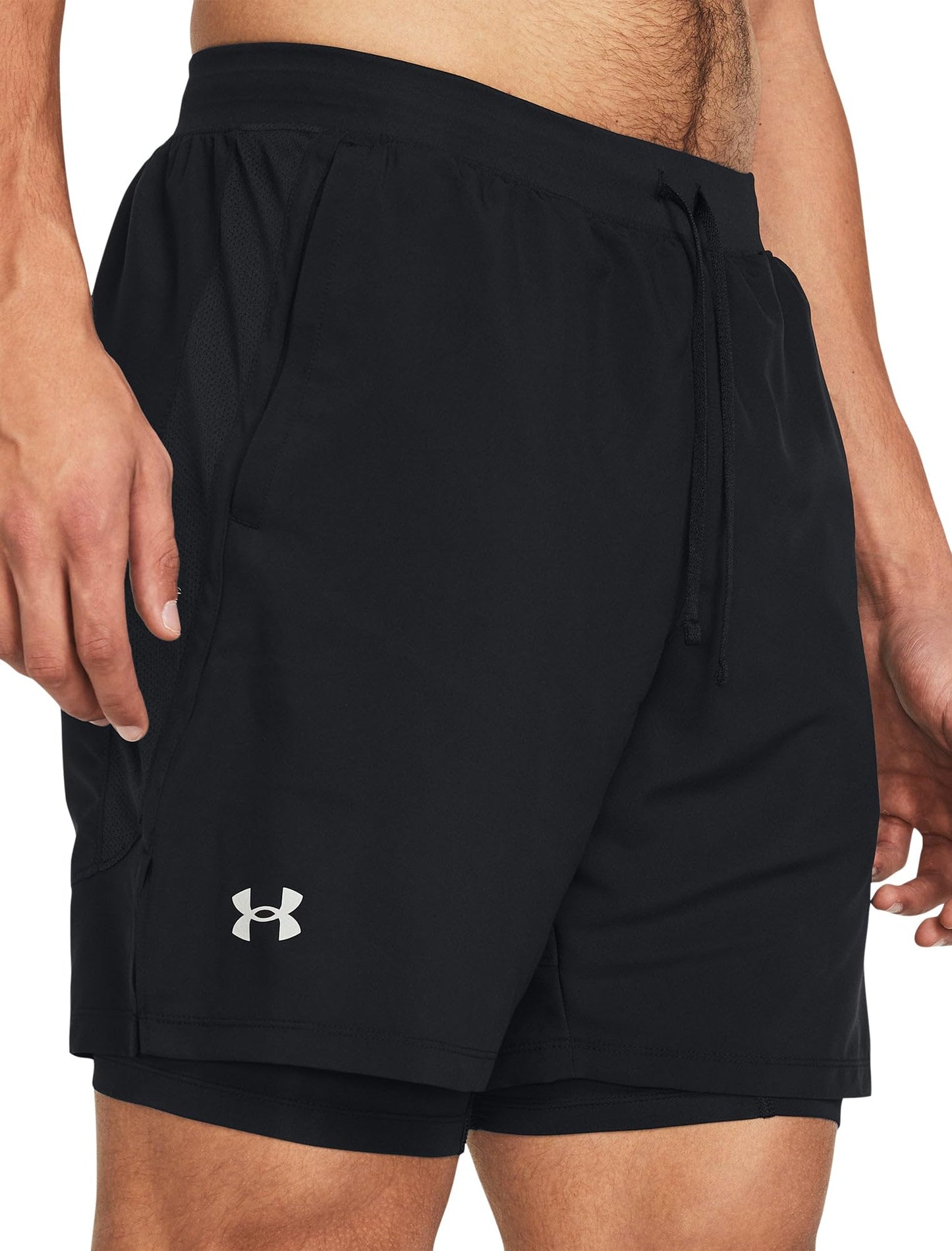 Under Armour Herren Ua Woven Wdmk Shorts, Schwarz, 2XL