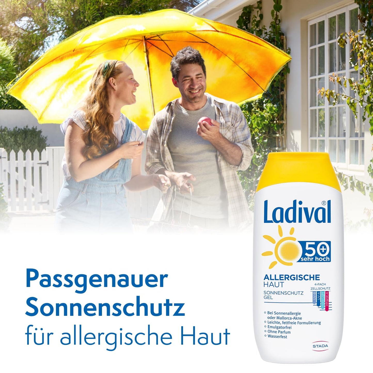 Ladival Sonnenschutz-Gel LSF 50+, 200ml – Für allergische Haut