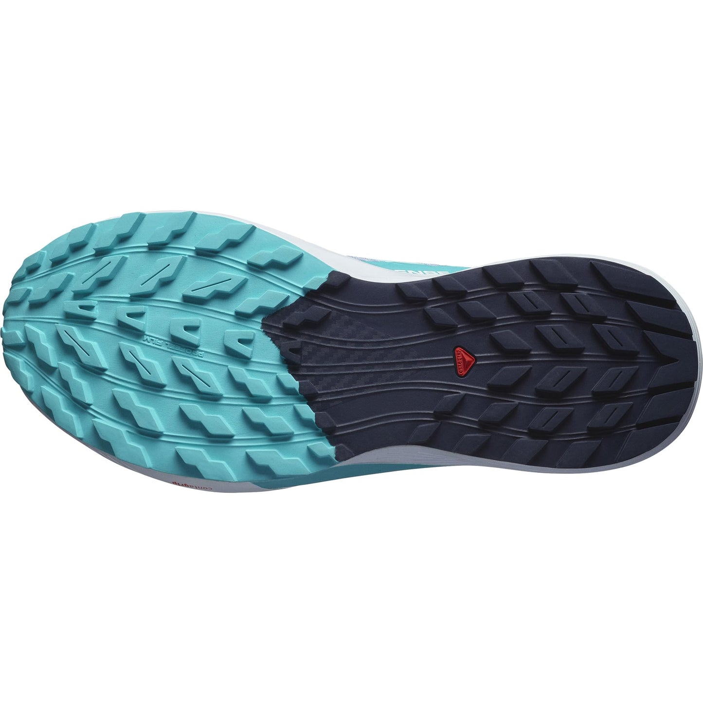 Salomon Damen Sense Ride 5 Weißes Cashmere, Vielseitige Wanderschuhe für Komfort, Ideal für Wandern und Trailrunning bei Outdoor-Abenteuern. 40