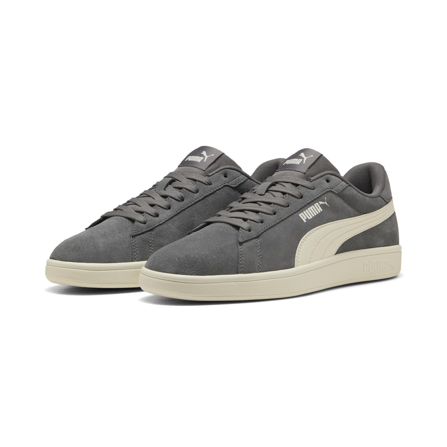 PUMA Unisex Smash 3.0 Sneaker, COOL Dark Gray-WARM White, 43 EU