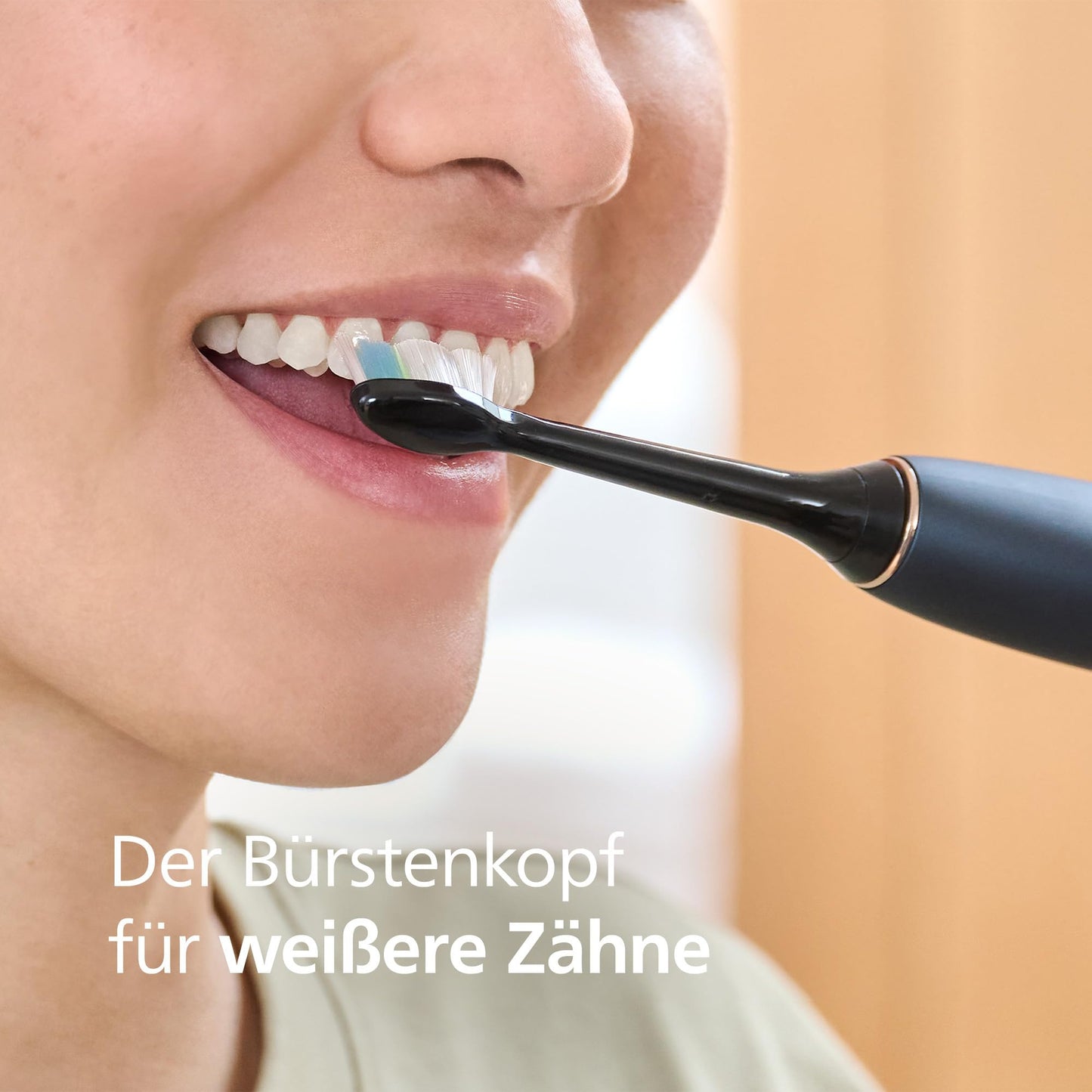 Philips Sonicare W2 Optimal White, Original Ersatzbürstenköpfe, Schwarz, 8er-Pack, HX6068/88