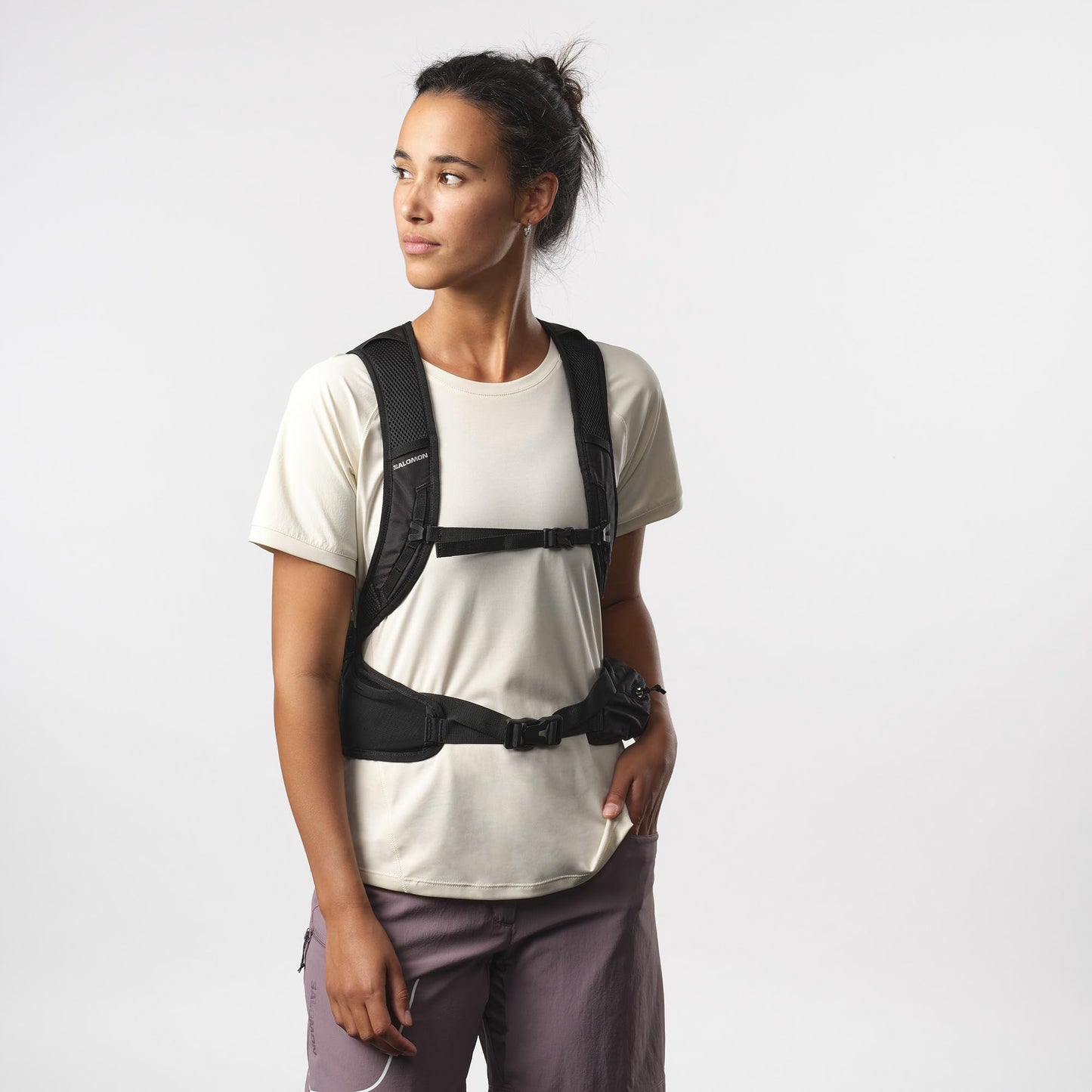 Salomon Trailblazer 20 Unisex-Wanderrucksack, Vielseitig, Einfach zu benutzen, Bequem und leicht, Schwarz