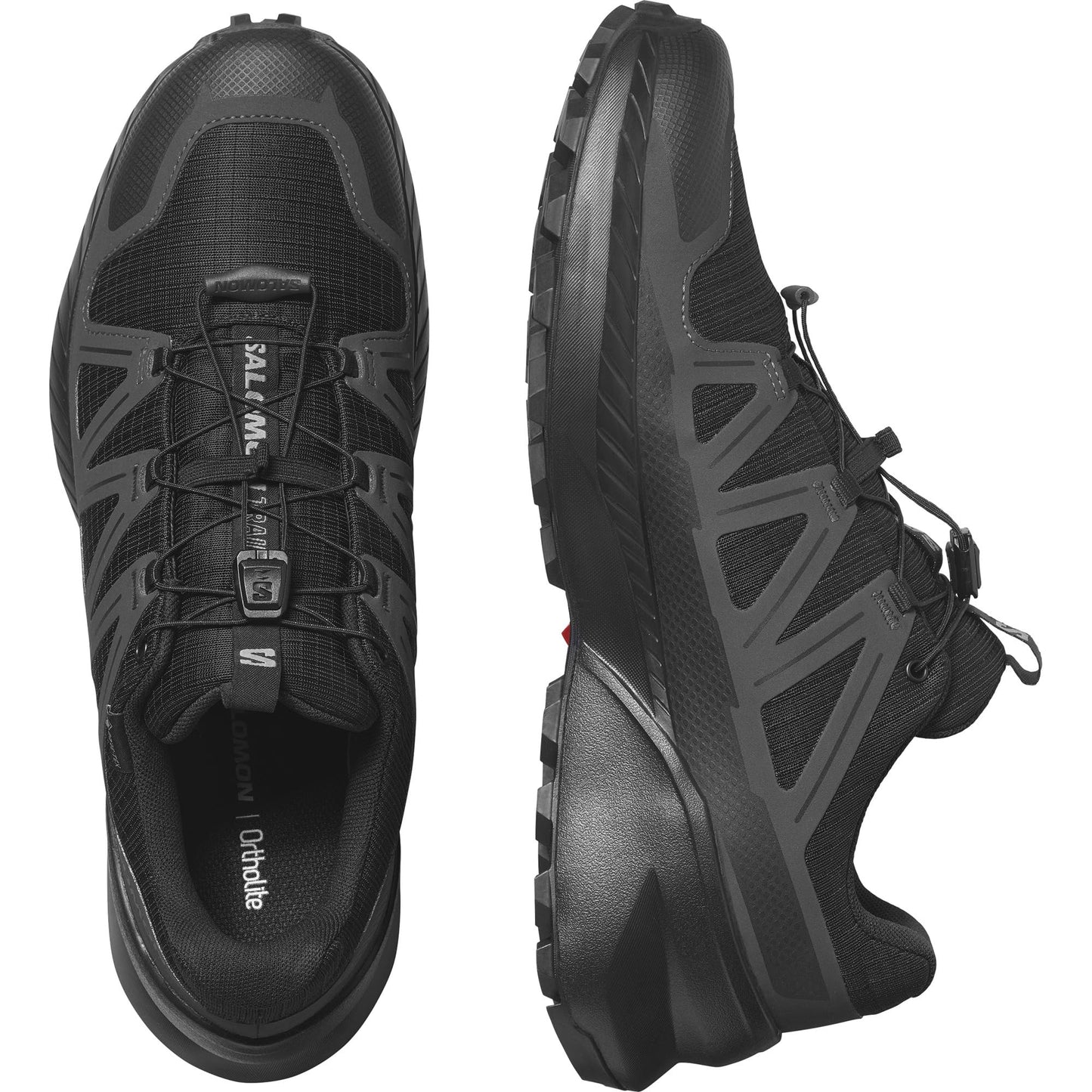 Salomon Speedcross Peak Climasalomon wasserdichte Herren Trail-Laufschuhe, Outdoor-bereit, Geländegängiger Schutz , Aktiver Grip, Black, 44 2/3