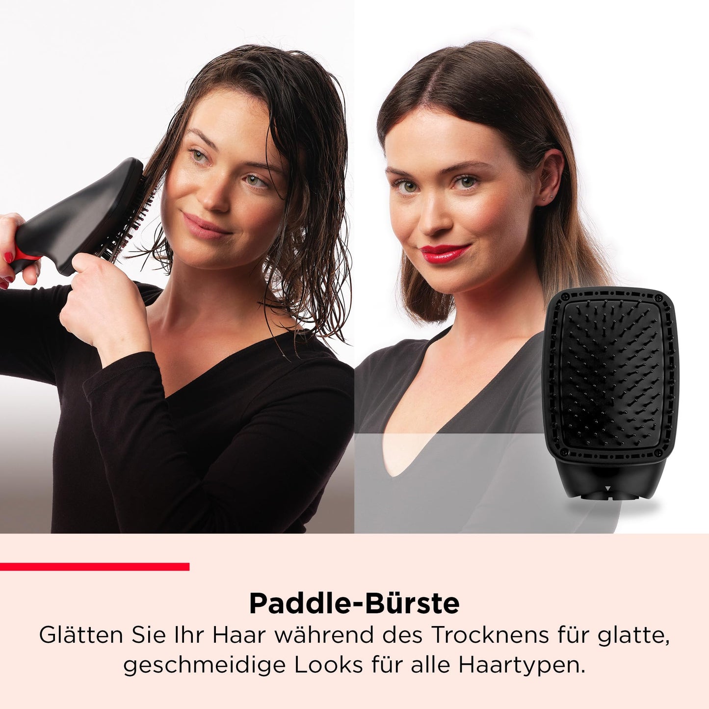 REVLON 5-in-1 One-StepTM-Haartrockner und Multi-Styler (abnehmbare Köpfe, Lockenaufsatz, Trockner, Volumiser, Styler, Formgeber). RVDR5370