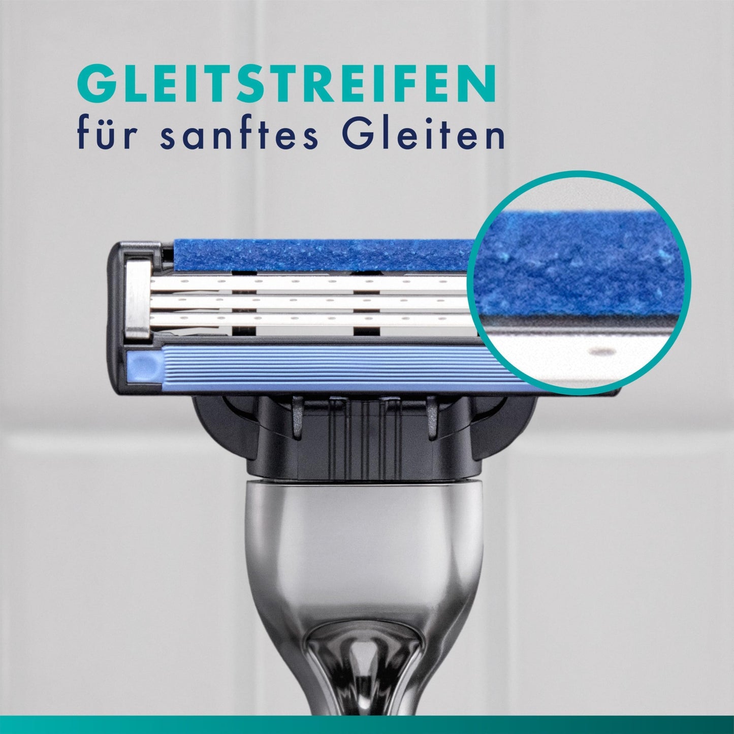 Gillette Mach3 Standard Rasierklingen für Männer, 25 Gillette Ersatzklingen, mit Gleitstreifen für ein sanftes Gleiten und NEUER Klingenbeschichtung