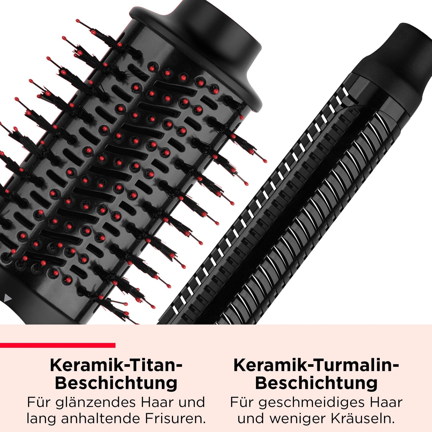 REVLON 5-in-1 One-StepTM-Haartrockner und Multi-Styler (abnehmbare Köpfe, Lockenaufsatz, Trockner, Volumiser, Styler, Formgeber). RVDR5370