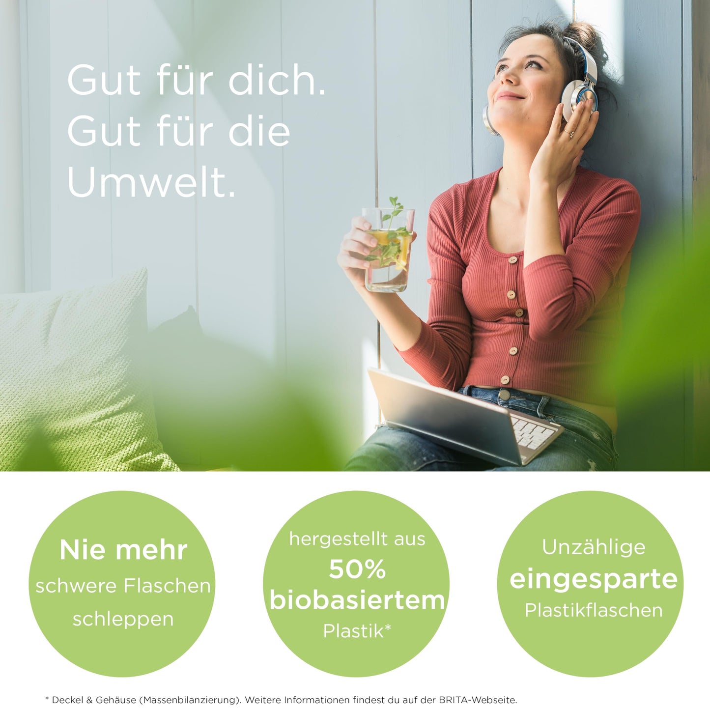 BRITA Wasserfilter Kanne Marella graphit (2,4l) inkl. 6x MAXTRA PRO All-in-1 Kartusche (Halbjahrespaket) – Wasserfilter reduziert Kalk, Chlor, Blei, Kupfer & geschmacksstörende Stoffe im Wasser