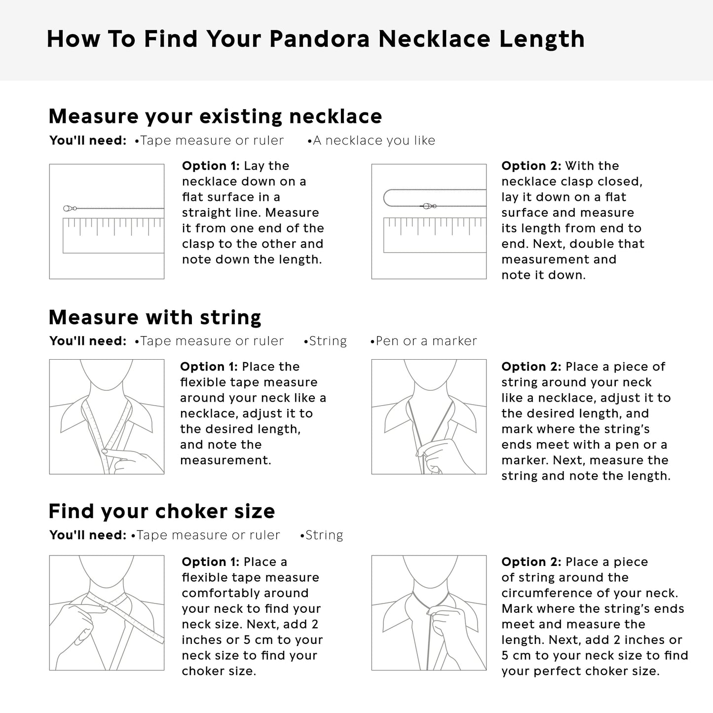 PANDORA Moments Familie Für Immer Verschlungener Anhänger Halskette mit Karabiner-Verschluss aus Sterling-Silber, Kompatibel Moments Armbänder, Größe: 60cm