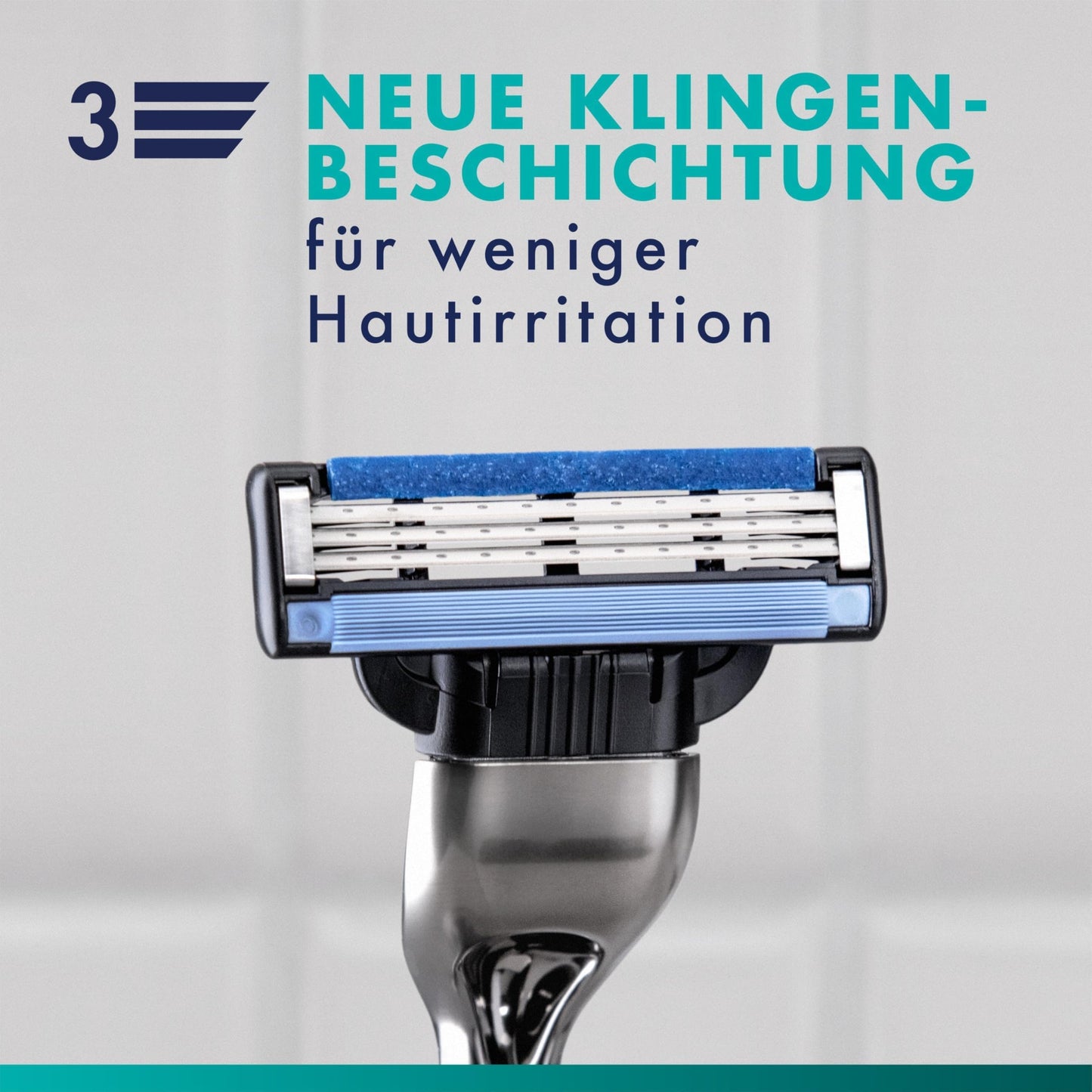 Gillette Mach3 Standard Rasierklingen für Männer, 25 Gillette Ersatzklingen, mit Gleitstreifen für ein sanftes Gleiten und NEUER Klingenbeschichtung