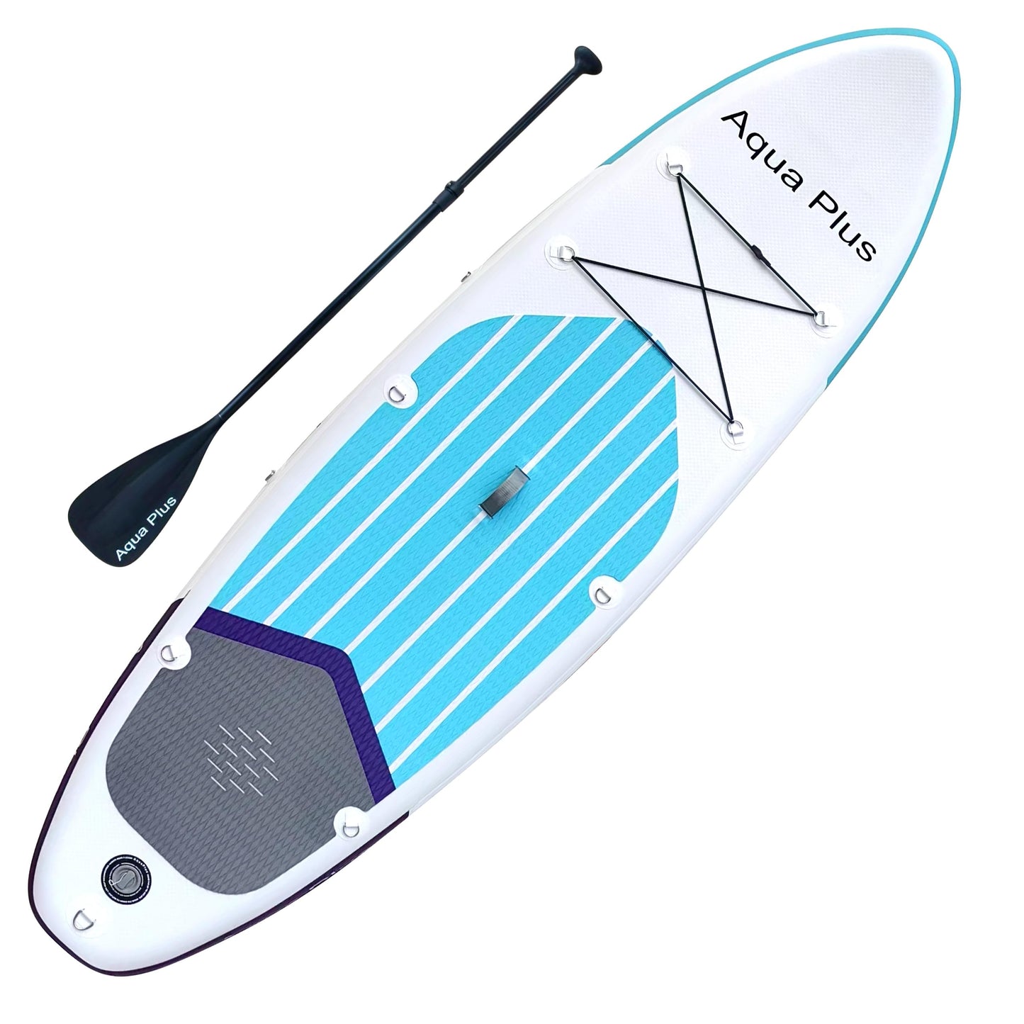 Aqua Plus 15cm Dickes,aufblasbares SUP für alle Fähigkeitsstufen,Stand Up Paddelbrett,Paddel,Pumpe,ISUP Reiserucksack,Jugendliche,Aufblasbare Boards für Stand Up Paddling