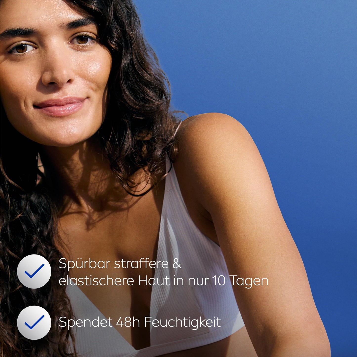 NIVEA Body Lotion Q10 Straffend + Bräunend, Pflege für eine sanfte Bräune mit frischem Sommerduft, Anti-Age Hautpflege mit Q10 für straffere Haut in 10 Tagen (200 ml)