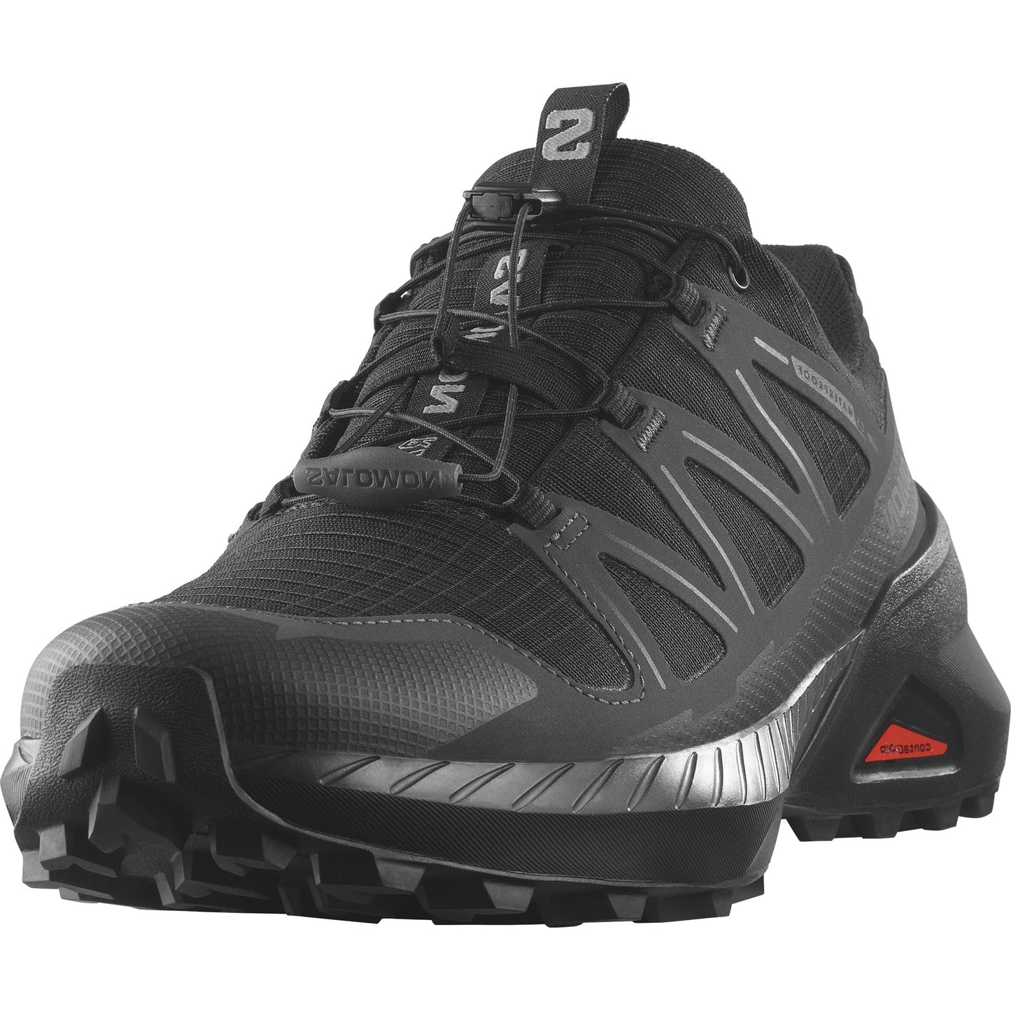 Salomon Speedcross Peak Climasalomon wasserdichte Herren Trail-Laufschuhe, Outdoor-bereit, Geländegängiger Schutz , Aktiver Grip, Black, 44 2/3