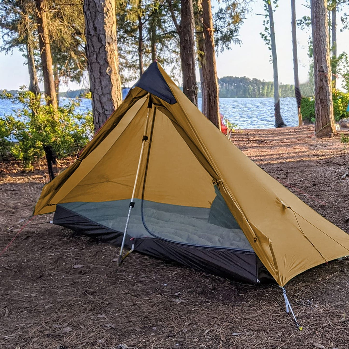Night Cat Rucksack-Zelt Ultraleichtes wasserdichtes professionelles Wanderzelt für 1 2 Person Mann Camping Doppelschicht
