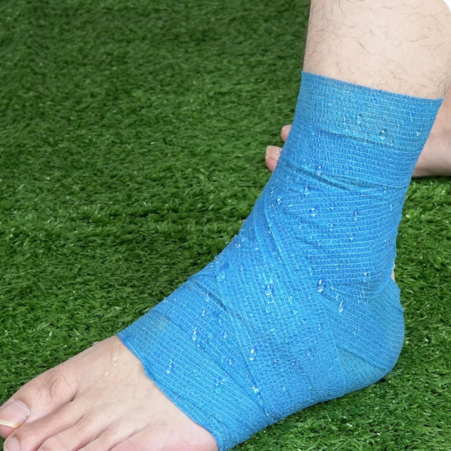 ANAMPION Selbsthaftende Bandage 24Rollen,5cmx4.5m Non-Woven Haftbandage Selbstklebend für Mensch und Tier,Flexibel Selbstklebender Verband für Sprunggelenke Schwellung,Sport,Haustiere(12-Farbe Mix)