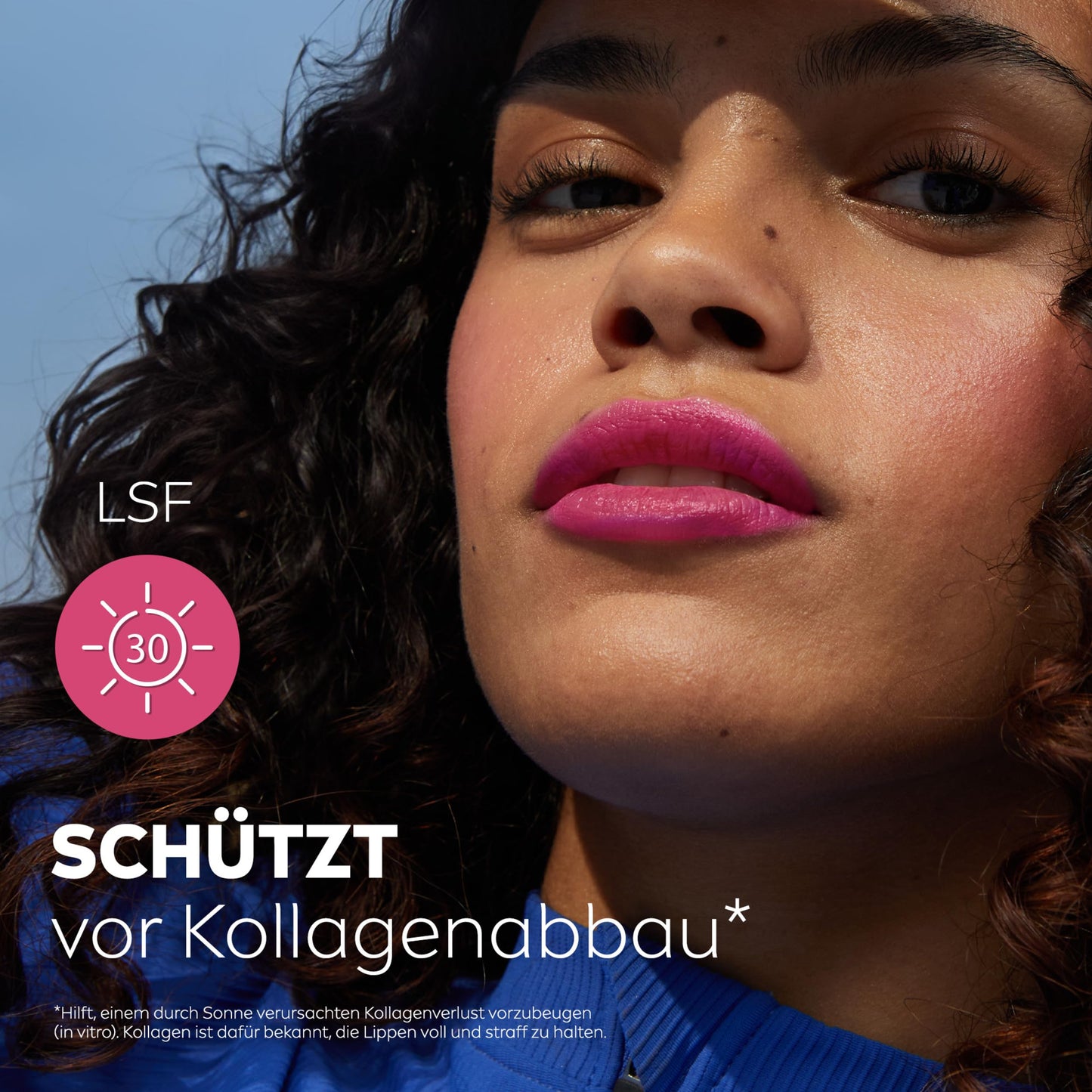 Labello Caring Beauty Pink Lippenpflegestift mit Farbe und Sonnenschutz, farbige Lippenpflege mit LSF 30, Vitamin E und Bio-Mandelöl, Lippenbalsam für Lippen und Wangen (4,8 g)