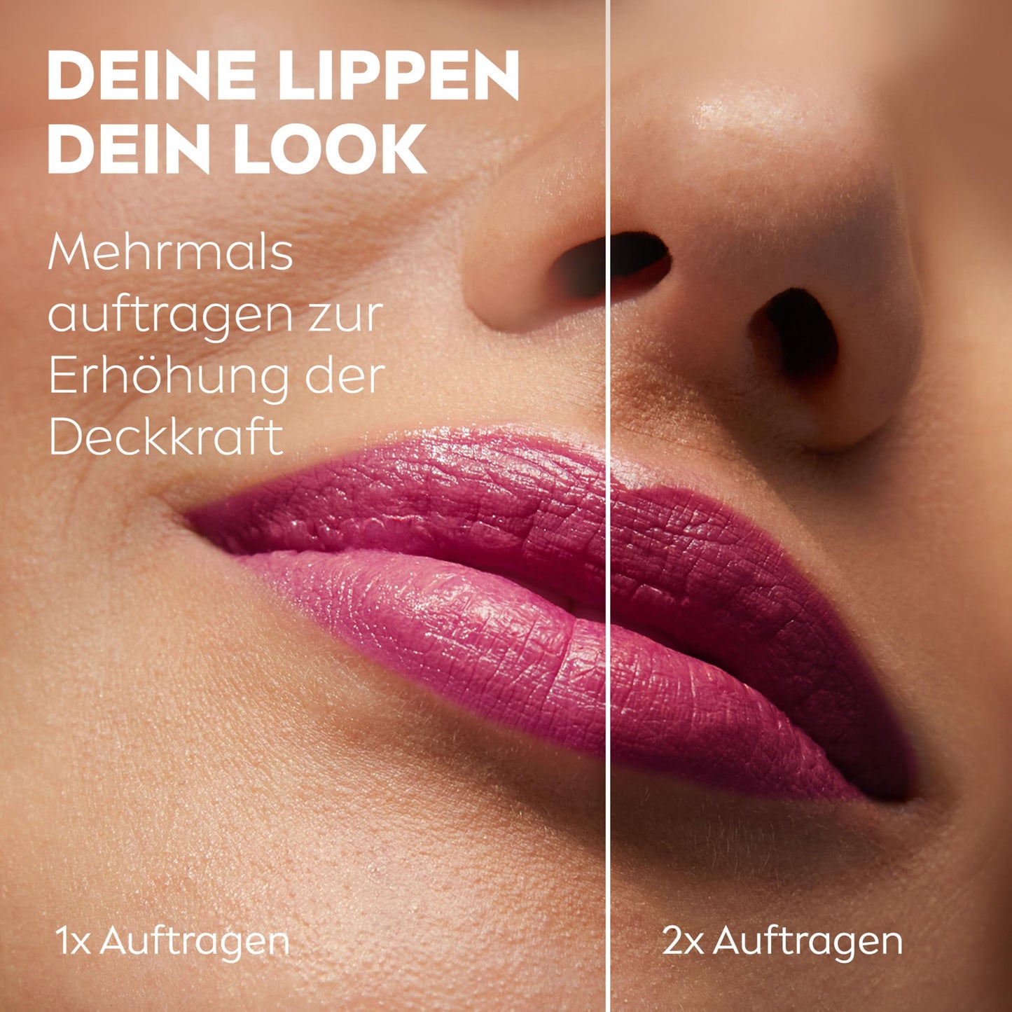 Labello Caring Beauty Pink Lippenpflegestift mit Farbe und Sonnenschutz, farbige Lippenpflege mit LSF 30, Vitamin E und Bio-Mandelöl, Lippenbalsam für Lippen und Wangen (4,8 g)