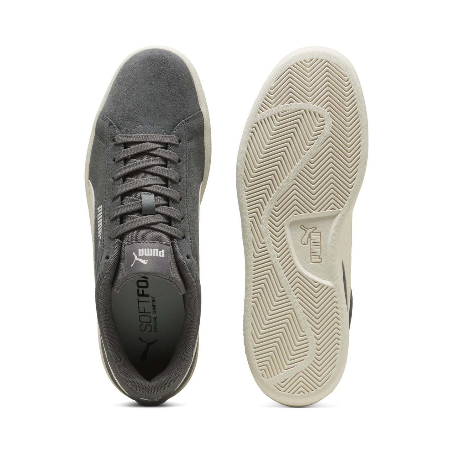 PUMA Unisex Smash 3.0 Sneaker, COOL Dark Gray-WARM White, 43 EU