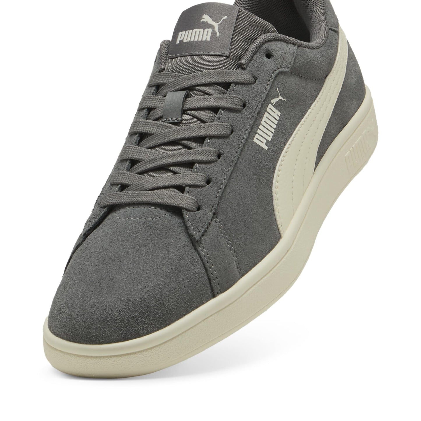 PUMA Unisex Smash 3.0 Sneaker, COOL Dark Gray-WARM White, 43 EU