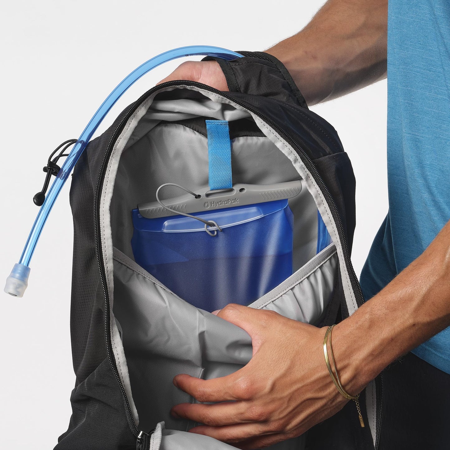 Salomon Trailblazer 20 Unisex-Wanderrucksack, Vielseitig, Einfach zu benutzen, Bequem und leicht, Schwarz