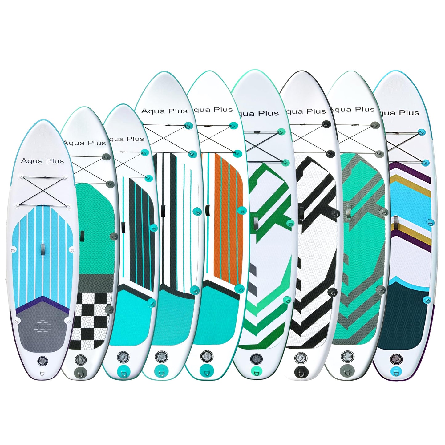Aqua Plus 15cm Dickes,aufblasbares SUP für alle Fähigkeitsstufen,Stand Up Paddelbrett,Paddel,Pumpe,ISUP Reiserucksack,Jugendliche,Aufblasbare Boards für Stand Up Paddling